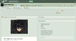 Desktop Screenshot of black-dragon-girl.deviantart.com