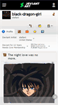 Mobile Screenshot of black-dragon-girl.deviantart.com