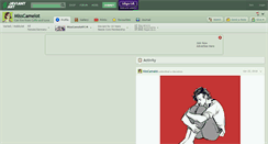 Desktop Screenshot of misscamelot.deviantart.com