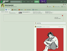 Tablet Screenshot of misscamelot.deviantart.com