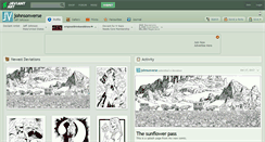 Desktop Screenshot of johnsonverse.deviantart.com