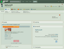 Tablet Screenshot of kairilove29.deviantart.com