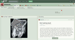 Desktop Screenshot of metaloonie.deviantart.com