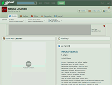Tablet Screenshot of naruta-uzumaki.deviantart.com