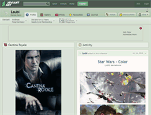 Tablet Screenshot of laubi.deviantart.com