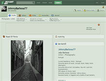 Tablet Screenshot of johnnybarbosa77.deviantart.com