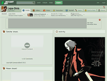 Tablet Screenshot of lepa-dinis.deviantart.com