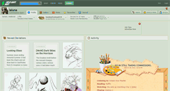 Desktop Screenshot of laluna.deviantart.com