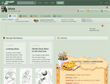 Tablet Screenshot of laluna.deviantart.com