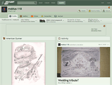 Tablet Screenshot of mobius-118.deviantart.com