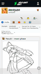 Mobile Screenshot of miniijubii.deviantart.com