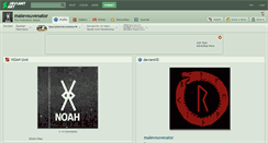 Desktop Screenshot of malevouvenator.deviantart.com