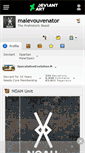 Mobile Screenshot of malevouvenator.deviantart.com