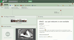 Desktop Screenshot of martak.deviantart.com