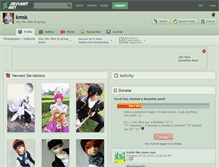 Tablet Screenshot of kmsk.deviantart.com