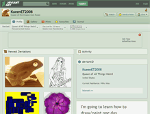 Tablet Screenshot of kueenet2008.deviantart.com