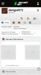 Mobile Screenshot of darkgod572.deviantart.com