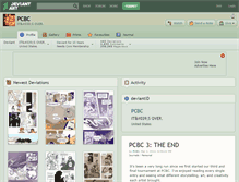 Tablet Screenshot of pcbc.deviantart.com