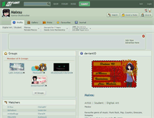 Tablet Screenshot of maixsu.deviantart.com