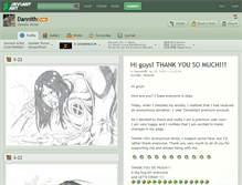 Tablet Screenshot of dannith.deviantart.com