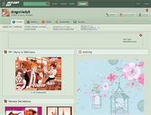 Tablet Screenshot of dragonlady8.deviantart.com