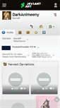 Mobile Screenshot of darkanimeeny.deviantart.com