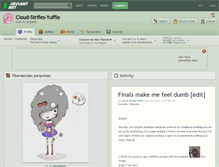 Tablet Screenshot of cloud-strifes-yuffie.deviantart.com