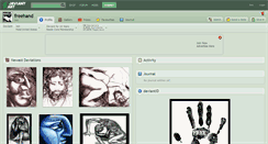 Desktop Screenshot of freehand.deviantart.com