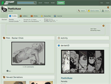 Tablet Screenshot of poeticmuse.deviantart.com