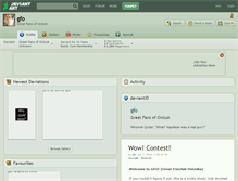 Tablet Screenshot of gfo.deviantart.com