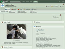 Tablet Screenshot of muchiyochan.deviantart.com