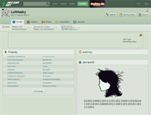 Tablet Screenshot of lolimasky.deviantart.com
