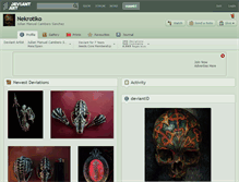 Tablet Screenshot of nekrotiko.deviantart.com