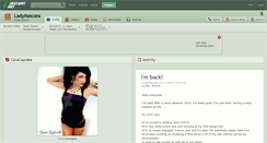 Desktop Screenshot of ladymascara.deviantart.com