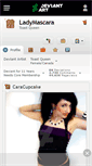 Mobile Screenshot of ladymascara.deviantart.com