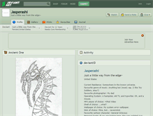 Tablet Screenshot of jasperashi.deviantart.com