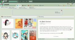 Desktop Screenshot of chasjade.deviantart.com
