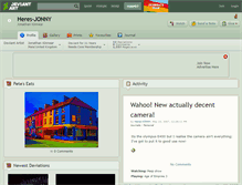 Tablet Screenshot of heres-jonny.deviantart.com