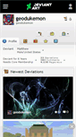 Mobile Screenshot of geodukemon.deviantart.com