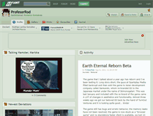 Tablet Screenshot of profesorrod.deviantart.com