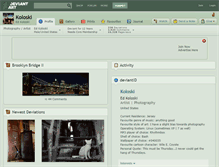Tablet Screenshot of koloski.deviantart.com