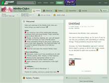 Tablet Screenshot of mimiko-club.deviantart.com