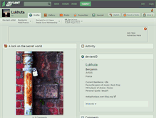 Tablet Screenshot of lukhuta.deviantart.com