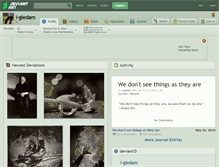 Tablet Screenshot of i-gledam.deviantart.com