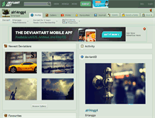 Tablet Screenshot of airl4ngg4.deviantart.com