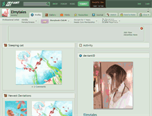 Tablet Screenshot of eimytales.deviantart.com