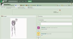 Desktop Screenshot of ninja-barro.deviantart.com