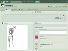 Tablet Screenshot of ninja-barro.deviantart.com