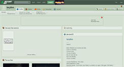 Desktop Screenshot of lorylinn.deviantart.com