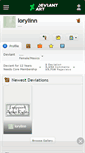 Mobile Screenshot of lorylinn.deviantart.com